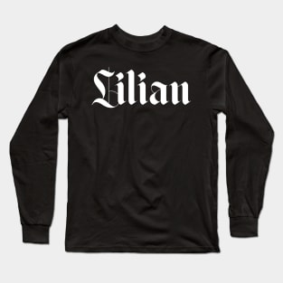 Lilian Gothic name Long Sleeve T-Shirt